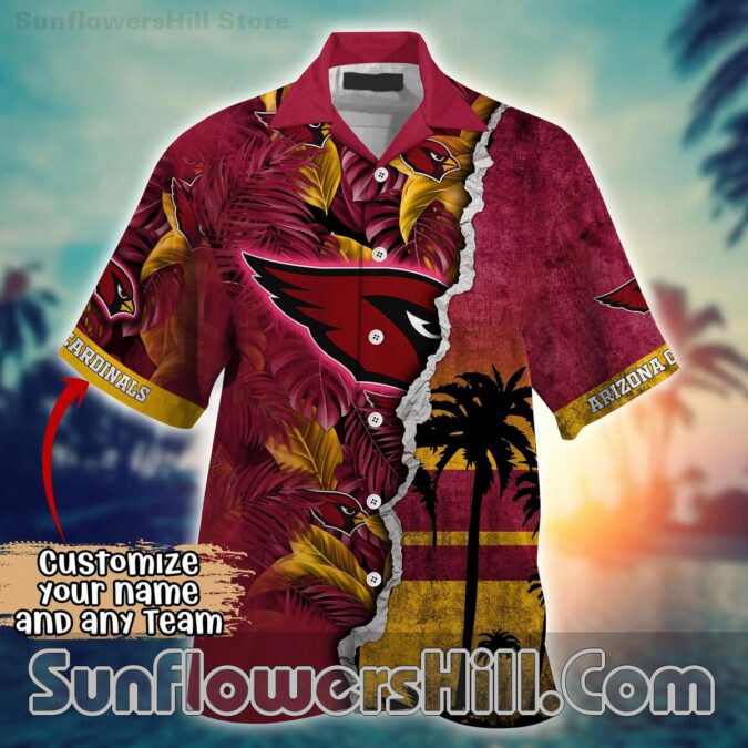 Arizona Cardinals Two Tone Island Shirt for Custom Fan Gifts