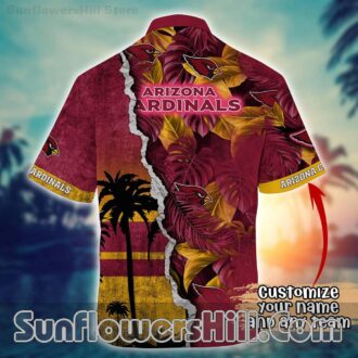 Arizona Cardinals Two Tone Island Shirt for Custom Fan Gifts