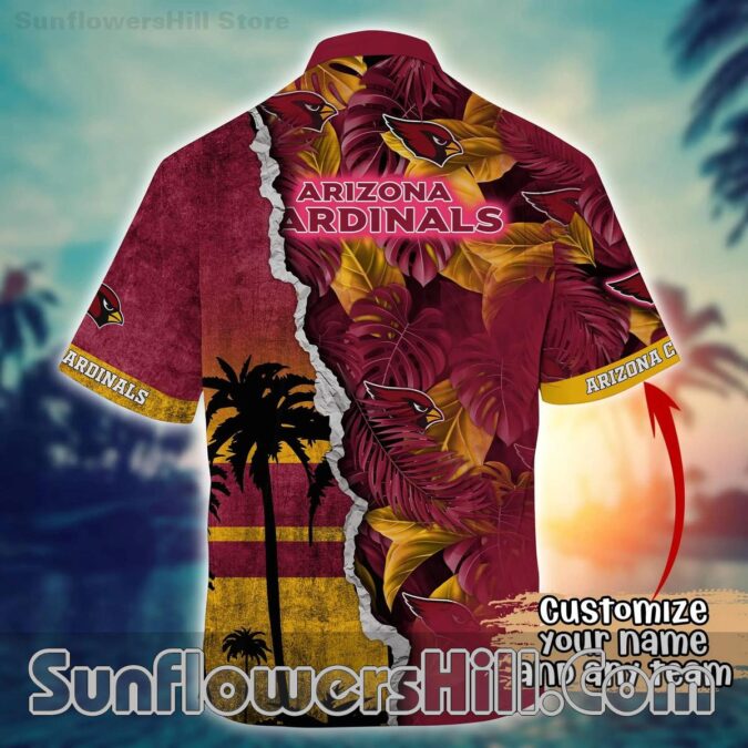 Arizona Cardinals Two Tone Island Shirt for Custom Fan Gifts