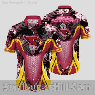 Arizona Cardinals Motion Stripe Casual Shirt for Summer Road Trips