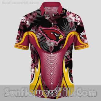 Arizona Cardinals Motion Stripe Casual Shirt for Summer Road Trips