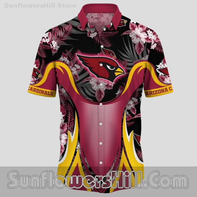 Arizona Cardinals Motion Stripe Casual Shirt for Summer Road Trips