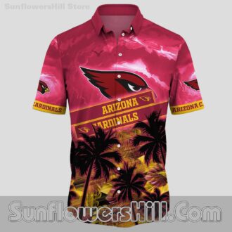 Trendy Arizona Cardinals Tropical Thunder Casual Shirt for NFL Sundays