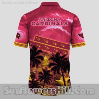 Trendy Arizona Cardinals Tropical Thunder Casual Shirt for NFL Sundays