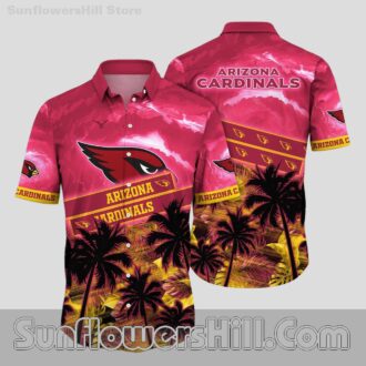 Trendy Arizona Cardinals Tropical Thunder Casual Shirt for NFL Sundays