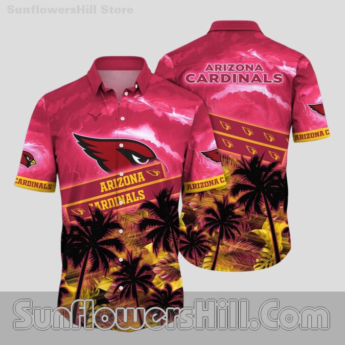 Trendy Arizona Cardinals Tropical Thunder Casual Shirt for NFL Sundays