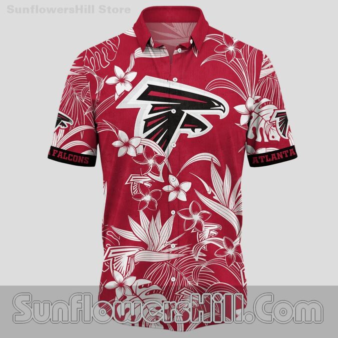 Atlanta Falcons Aloha Monstera Unisex Shirt for Beach Trips and Chillin
