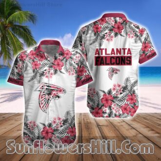 Atlanta Falcons Hibiscus Print Matching Set for Game Day and Poolside Parties