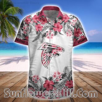 Atlanta Falcons Hibiscus Print Matching Set for Game Day and Poolside Parties