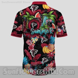 Atlanta Falcons Love Summer Shirt with Tropical Fruit for Vacation and Relaxing Days