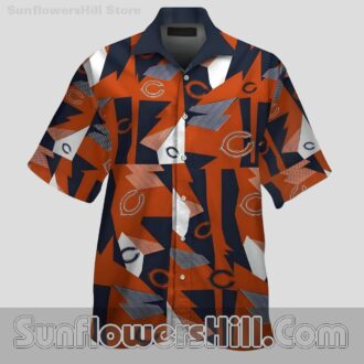 Chicago Bears Navy Thunder Casual Shirt for Beach Trip Style