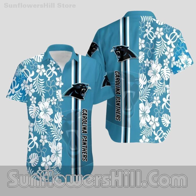 Carolina Panthers Bold Stripe Button Up Shirt for Game Day Vibes