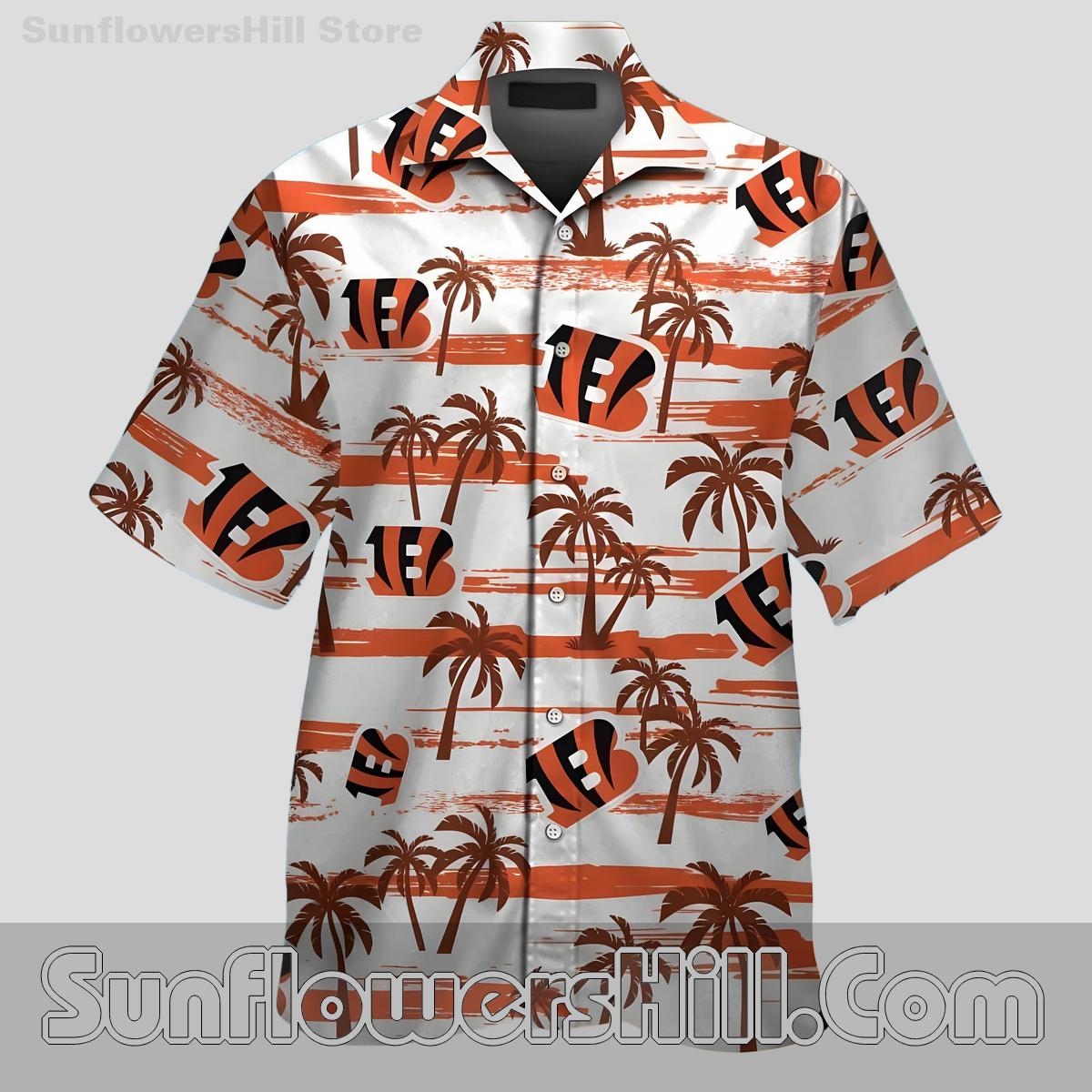 Cincinnati Bengals Island Style Short Sleeve Shirt for Relaxed Sundays