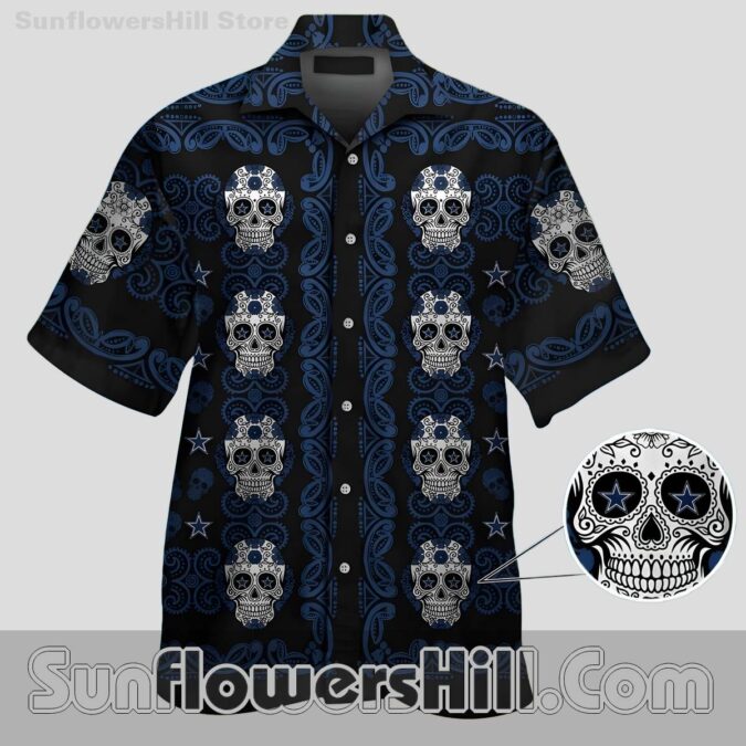 Dallas Cowboys Gothic Unisex Shirt with Skull Design for Football Lovers