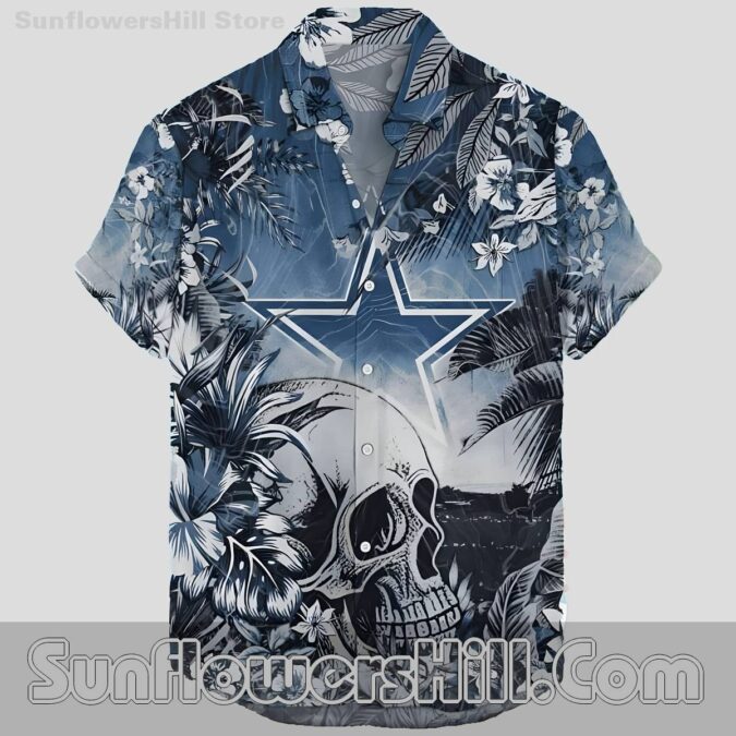 Dallas Cowboys Grunge Skull Unisex Shirt for Summer Football Trips