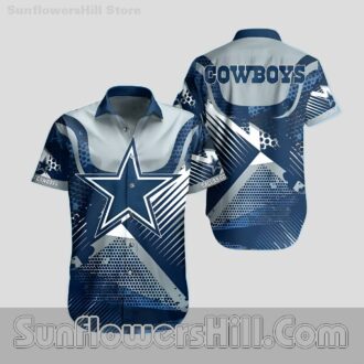 Men's Dallas Cowboys Centered Logo Hawaiian Shirt for Summer Fun
