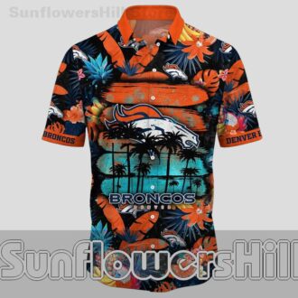 Denver Broncos Fruit Paradise Aloha Shirt for Tailgate and Casual Wear