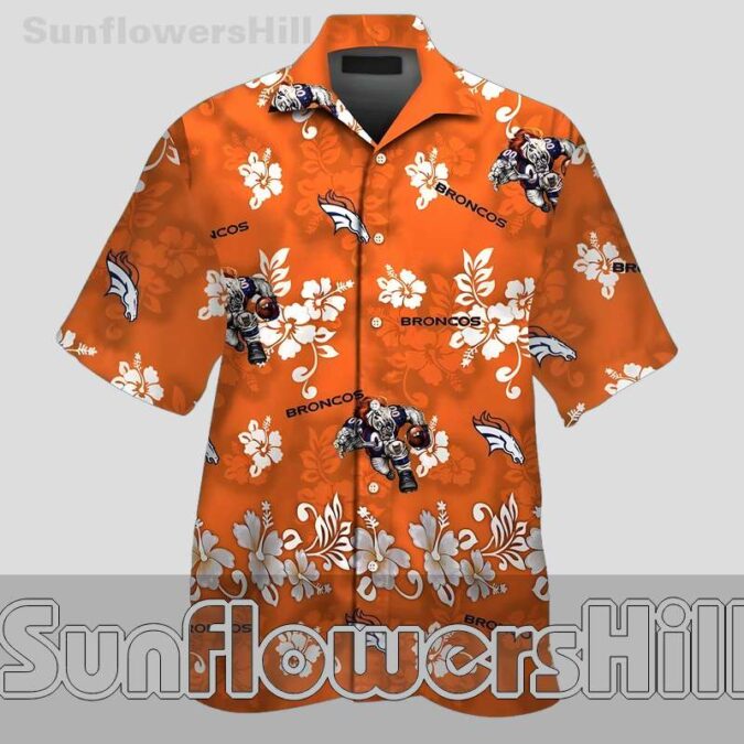 Denver Broncos Tropical Mascot Casual Shirt for Football Lovers
